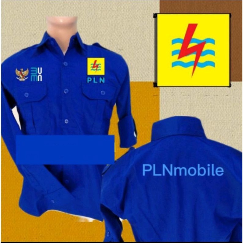 kemeja pln mobile atau seragam PLN mobile