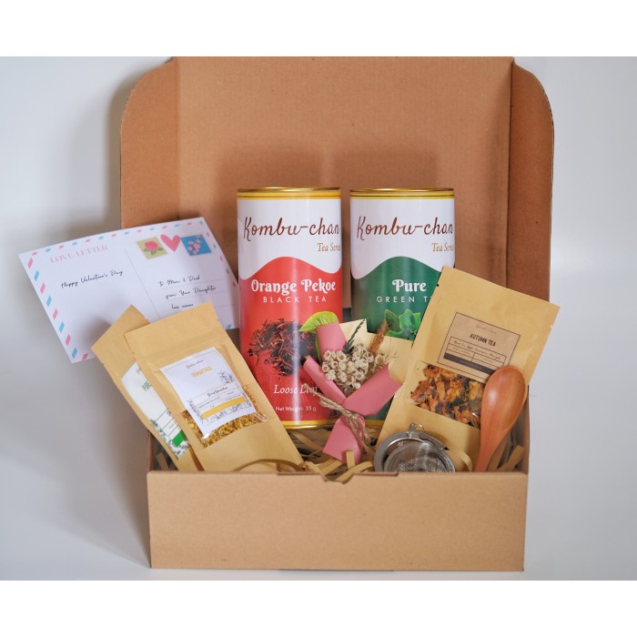 

✨READY✨ -Paket Hampers Natal Lebaran Imlek Ulang Tahun Tea Gift Set - Simple Gift Set, Valentine- 1.1.23