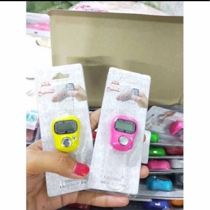 tasbih digital elektrik jari counter mini import murah