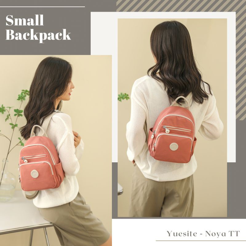 TAS RANSEL WANITA KECIL YUESITE NOYA SMALL BACKPACK KEKINIAN KOREA STYLE