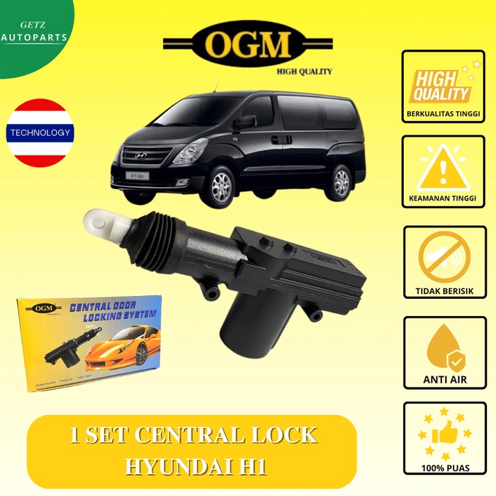 Central Lock Sentral Lock Central Door Lock System Centrallock Komplit 4 Pintu Kunci Mobil Hyundai H
