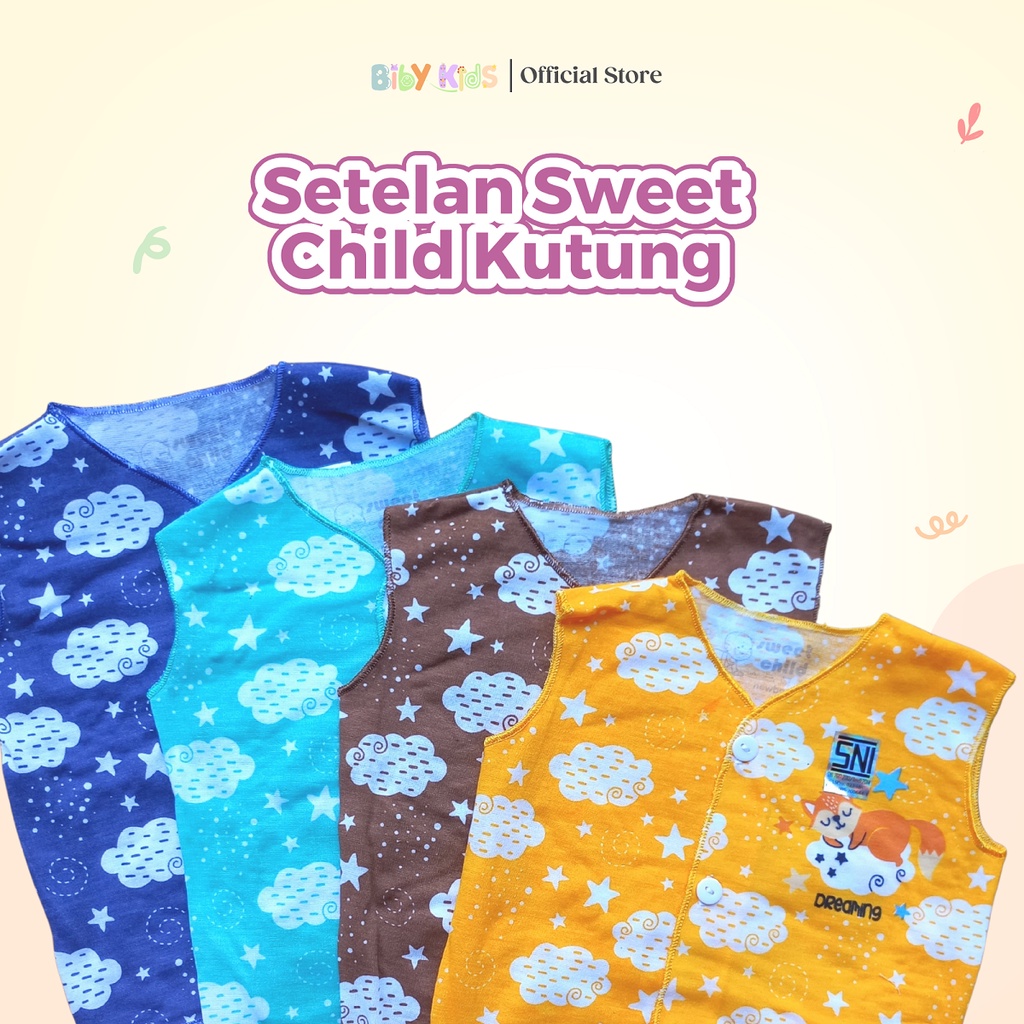 SNI Setelan Bayi Kutung Newborn 0-3 Bulan UNISEX Laki-Laki Perempuan Pakaian Bayi Baru Lahir Murah