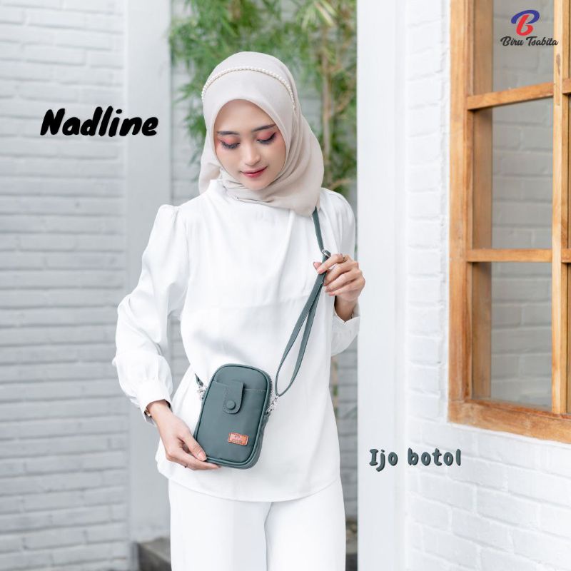 Biru Tsabita Nadline Tas handphone Anti Air