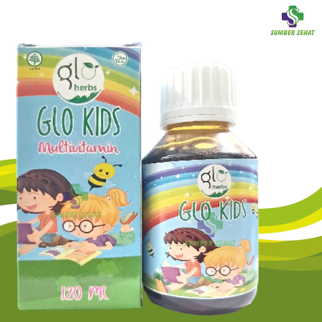 GLO HERBS GLO KIDS MULTIVITAMIN BOTOL 120 ML