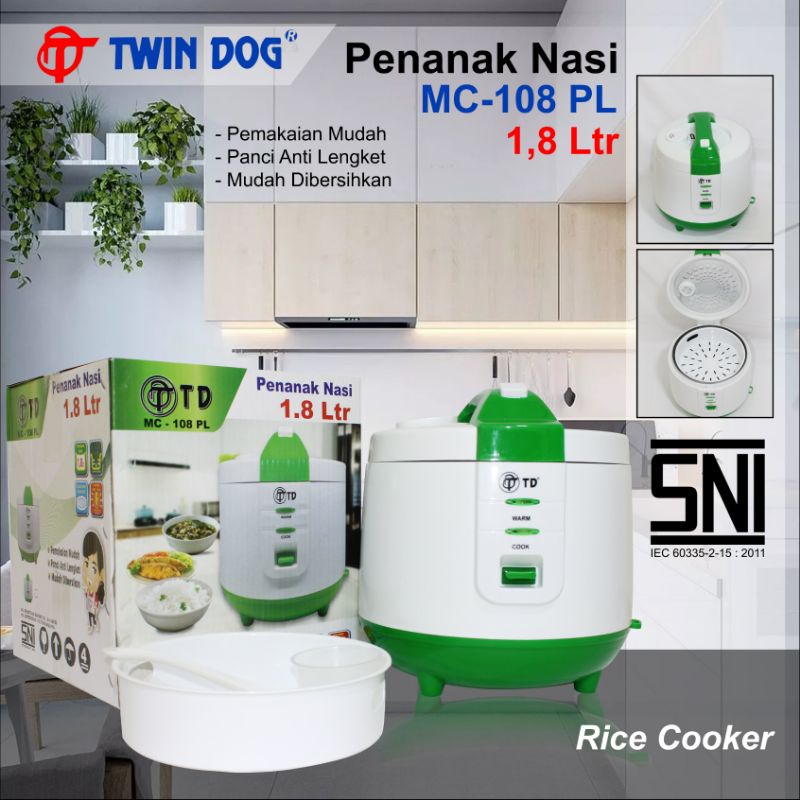 TD/YAMAKAWA Magic Com 1.8 Liter 3in1 / Rice Cooker 1.8L