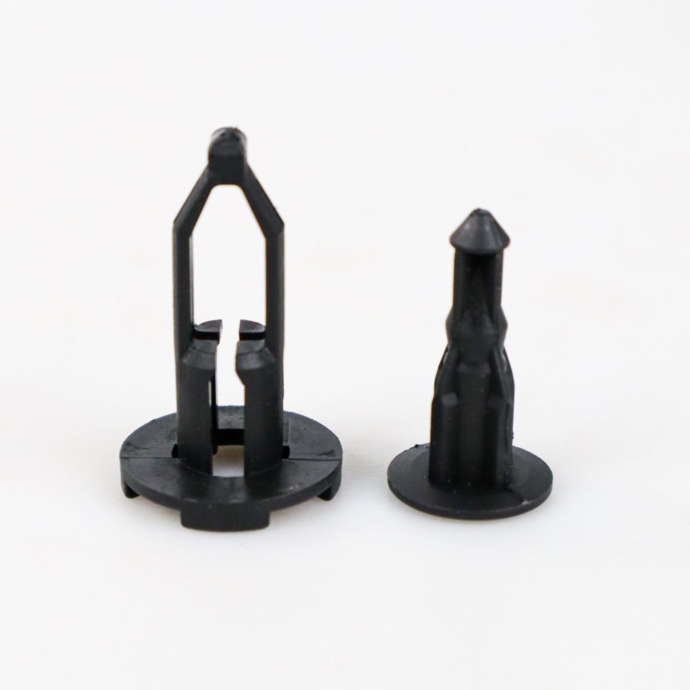 Klip Kancing Plastic Car Buckle Rivet 17.86 x 8.5 mm 20 PCS - Black - OMRSLSBK