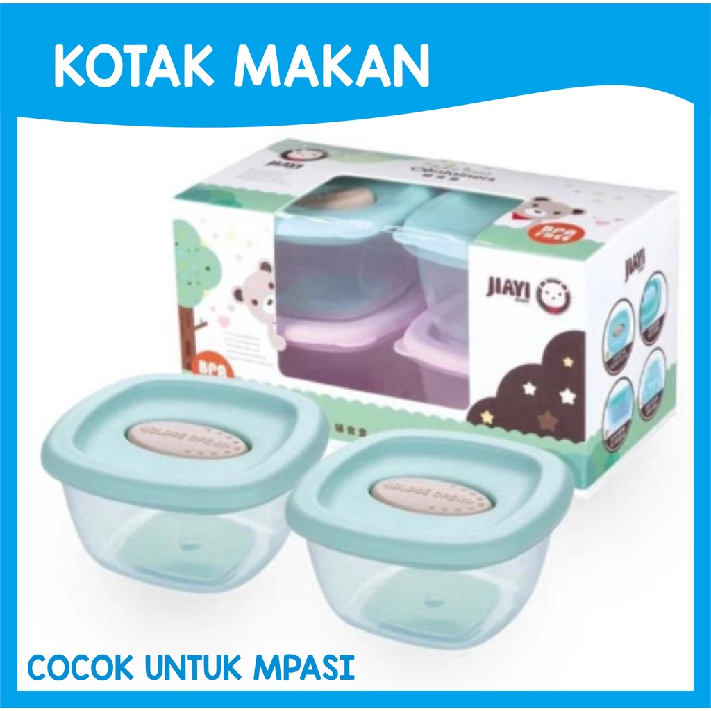 Baby Food Container Wadah Tempat Makan Mpasi Bayi - Tempat MPASI - Wadah MPASI - Tupperware MPASI