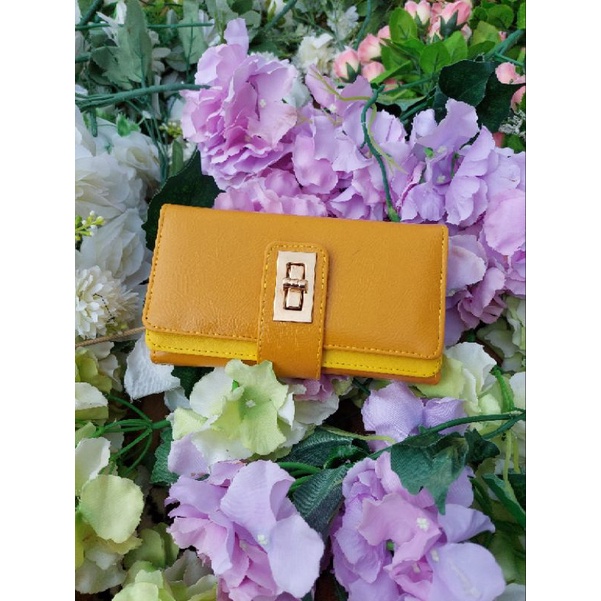 Dompet wanita lipat CLEVA dompet HP dompet panjang murah