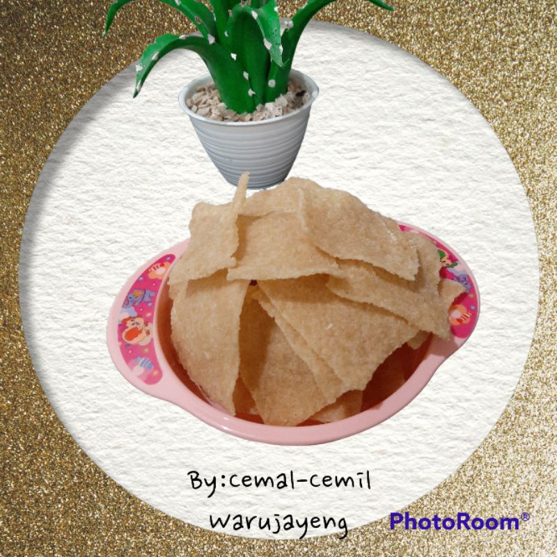 

Krupuk puli home made kotak bulat