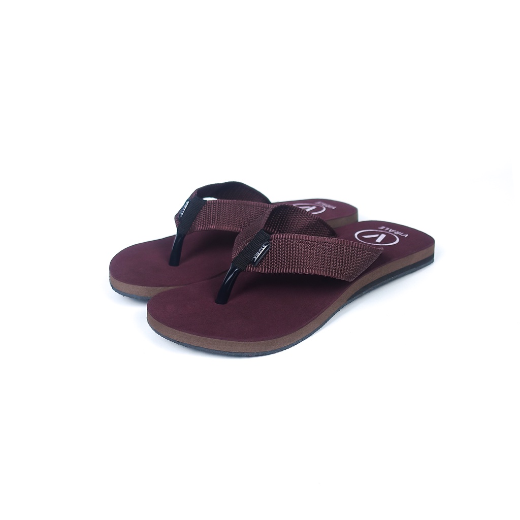 Sandal Jepit Pria - Sandal Jepit - Sandal Pria - VIRALE 201 COKLAT