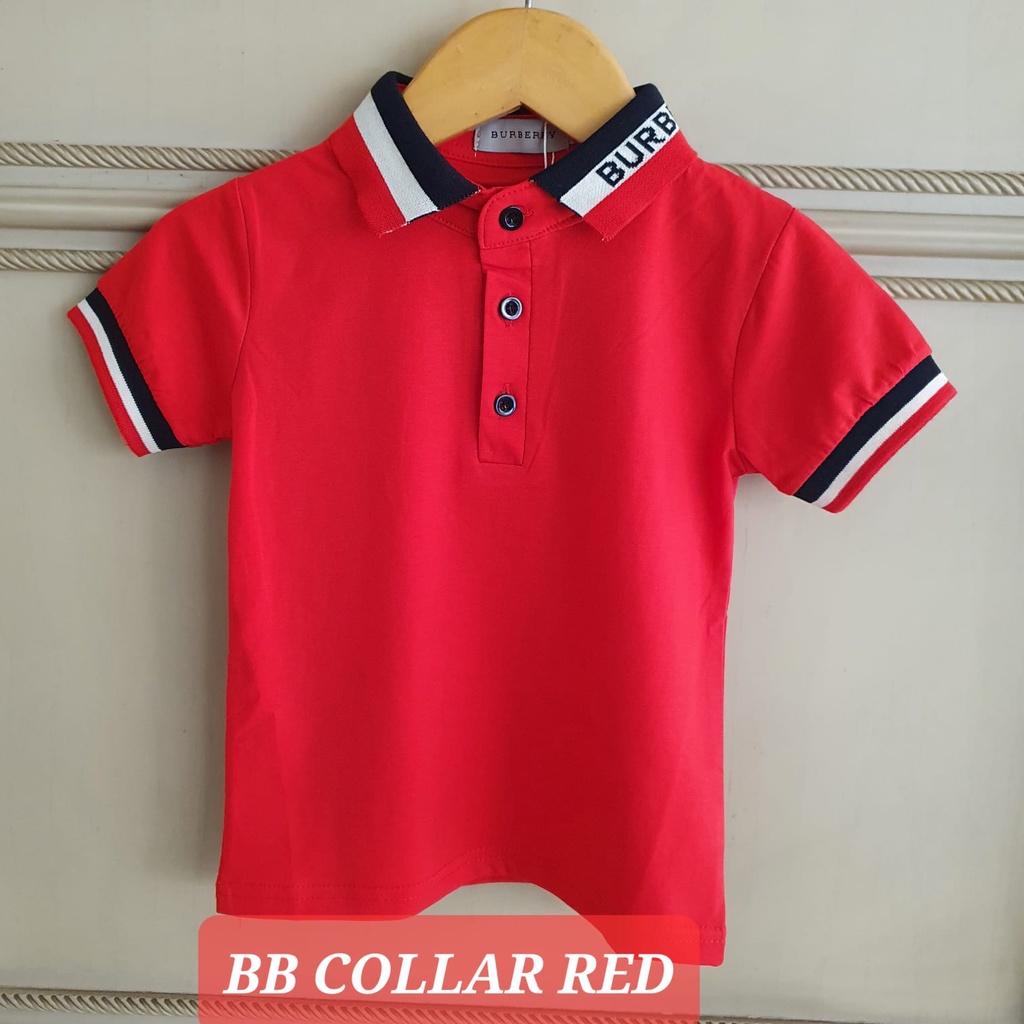 BAJUKIDDIE BB COLLAR POLO TOP KAOS POLO ANAK COWOK IMPORT KAOS KERAH BAJU ANAK LAKI LAKI