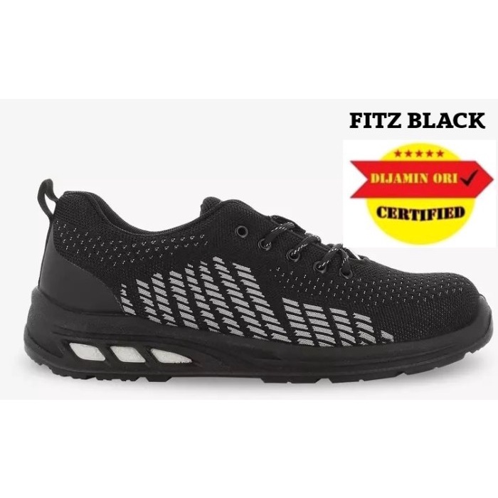 Safety Sepatu Safety Jogger Fitz S1P Black