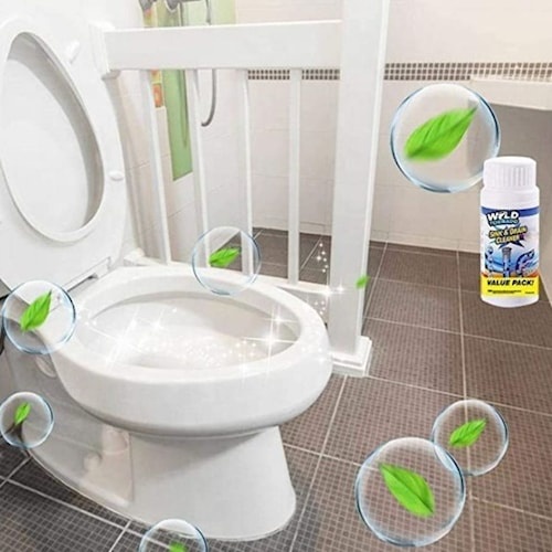 WILD TORNADO Bubuk Kristal Pembersih Saluran Air Pipa Kamar mandi Toilet WC Tersumbat Manpet Wastaf Asli Ampuh