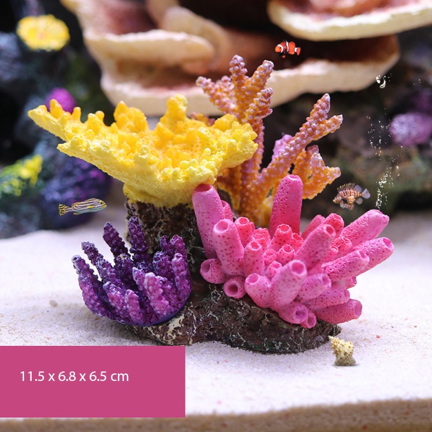 Medium Simulation Fake coral Karang Laut reef sea fish tank