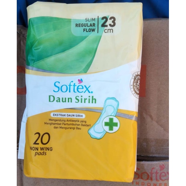 SOFTEX Daun Sirih Non Wing 23cm isi 20 pads / Pembalut Wanita