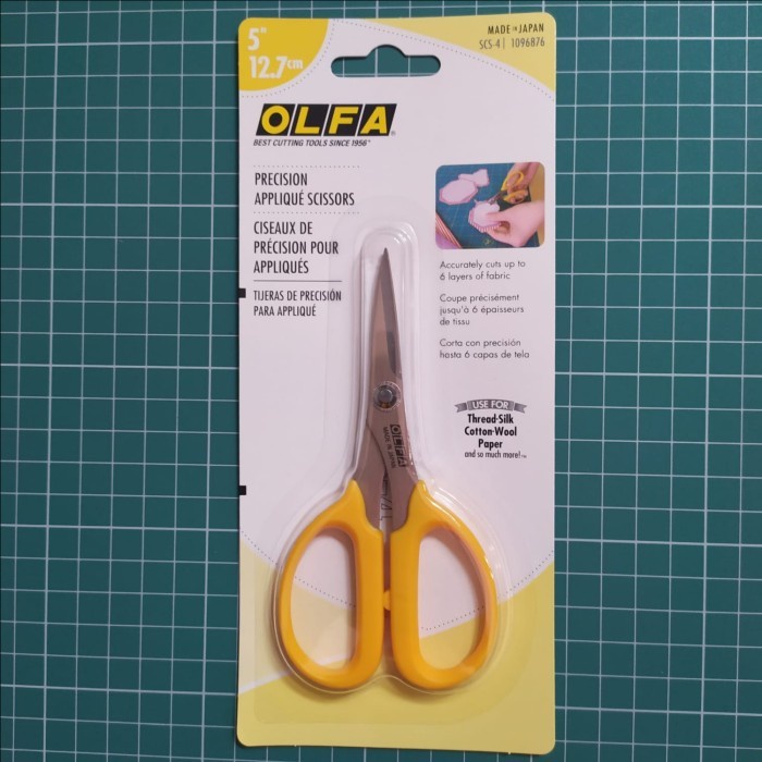 

Mew Gunting Stainless Steel Scs-4 Olfa Stainless Steel Blade Scissors