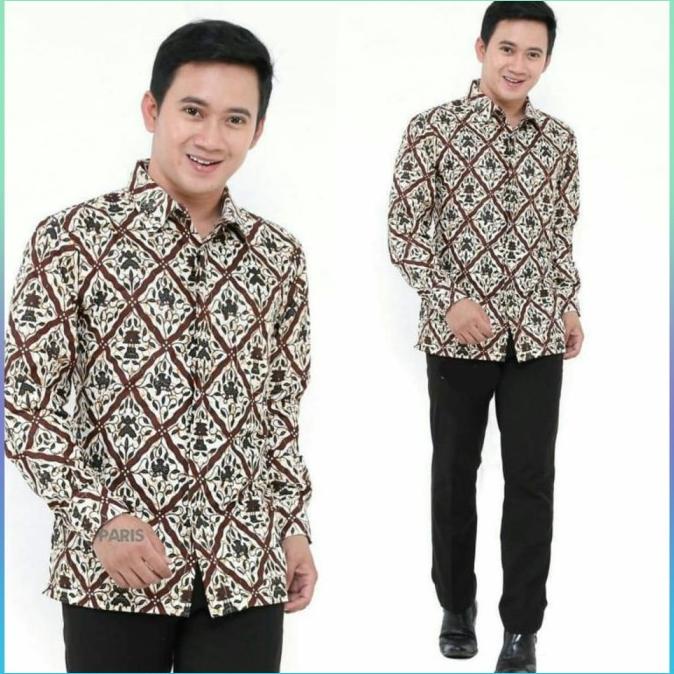 Limited Kemeja Batik Pria Motif Sidomukti GADING MAS