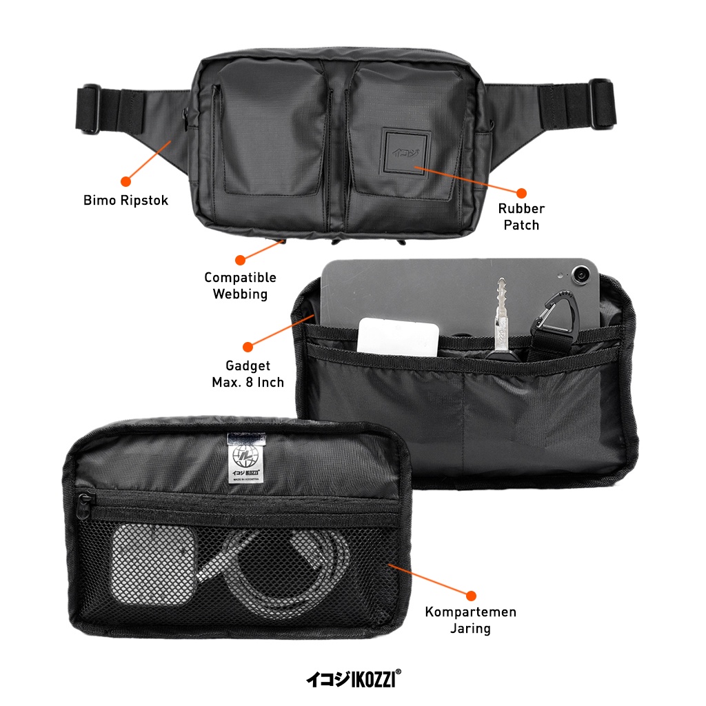 Ikozzi Myog Waist Bag - Tas Selempang