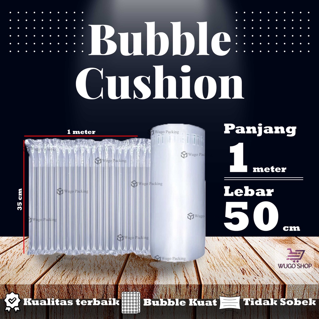 

50cm Bubble Wrap Inflatable Roll Air Bag Cushion Packing (meteran)