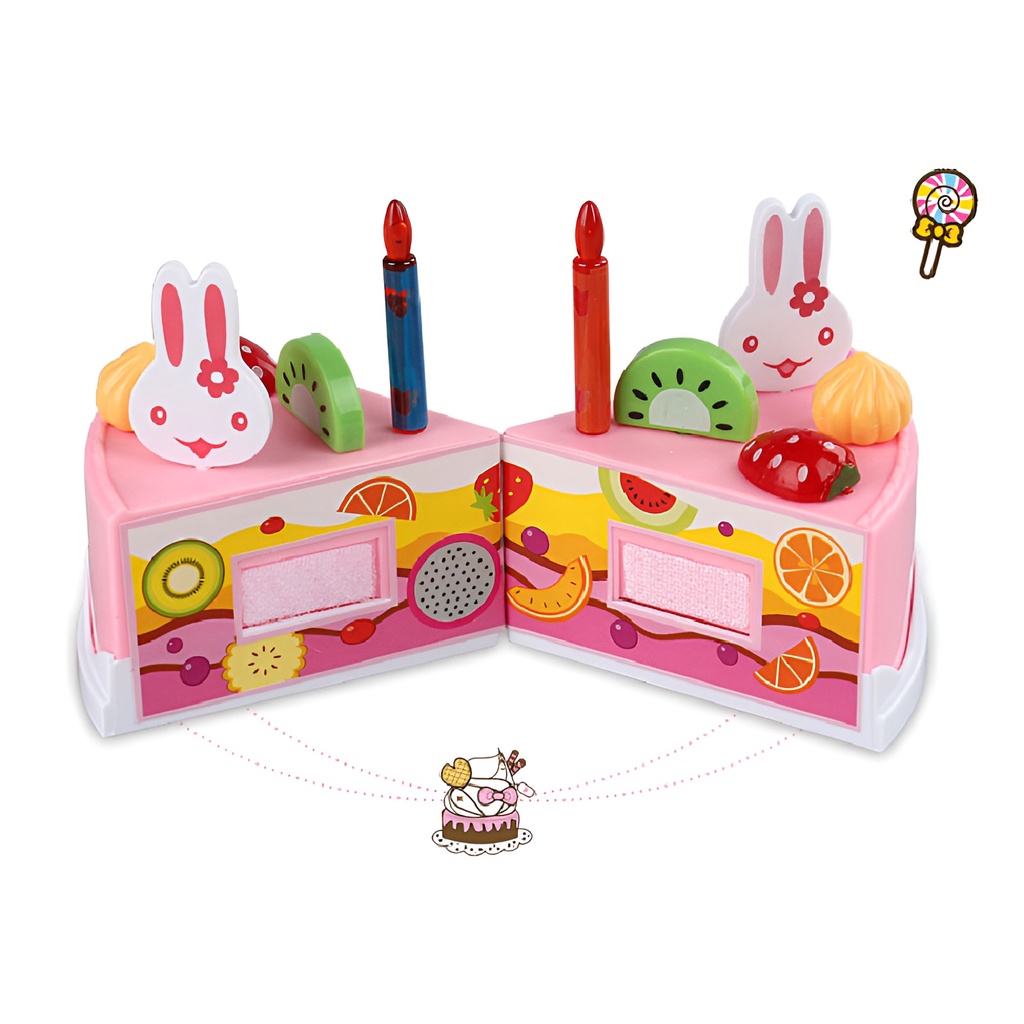 Fruit Cake | Mainan Kue Ulang Tahun Anak Perempuan Music | Kado Ulang Tahun Anak Perempuan Cewek