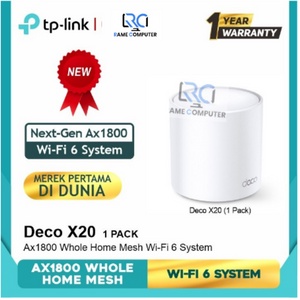 TP-LINK DECO X20 AX1800 WHOLE HOME MESH WI-FI 6 SYSTEM isi 1