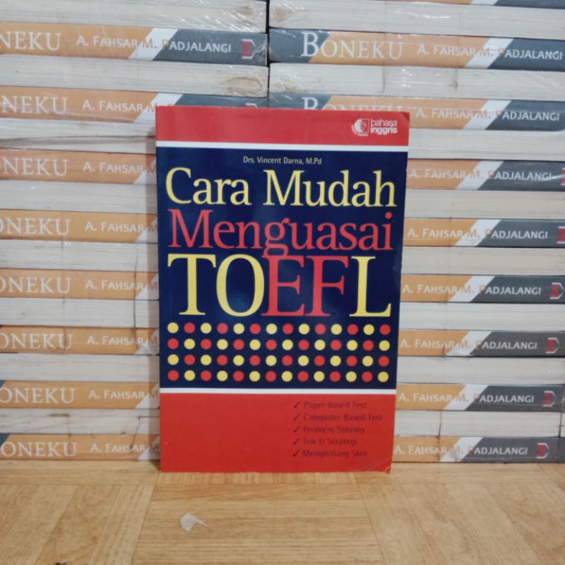 

BUKU ORIGINAL - CARA MUDAH MENGUASAI TOEFL