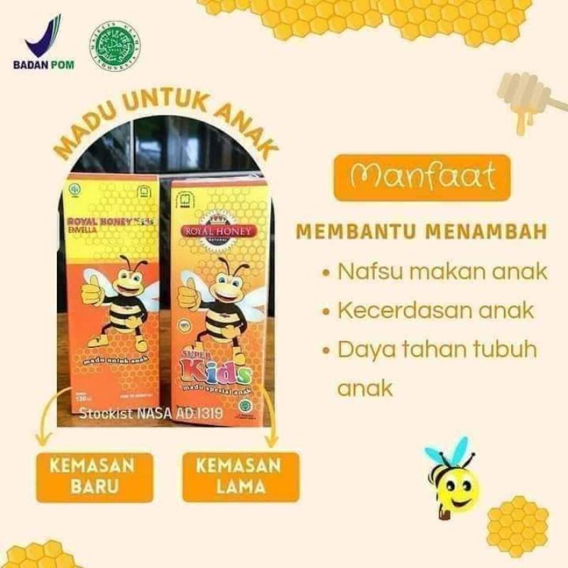 

ROYAL HONEY KIDS ENVELLA ORIGINAL