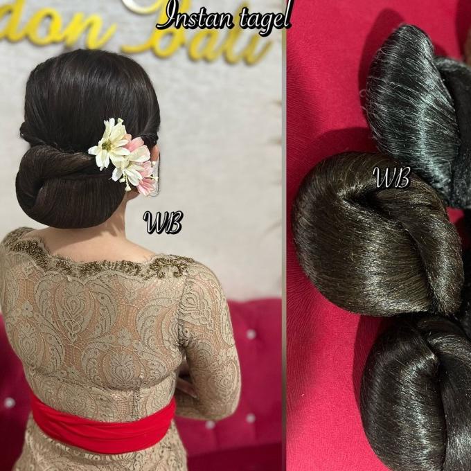 Sanggul Instan Tagel / Sanggul Modern / Sanggul Bali / Hairdo