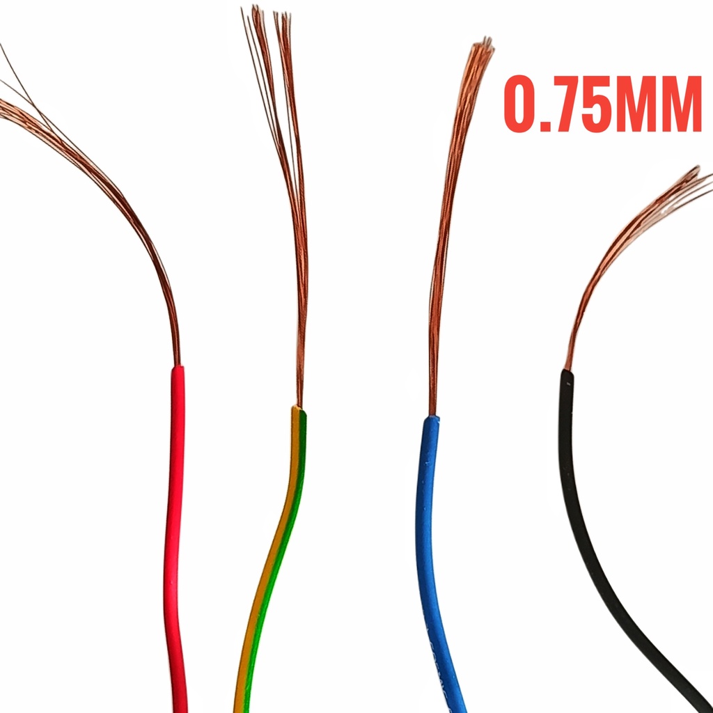 Kabel Serabut 0.75Mm Tembaga Meteran