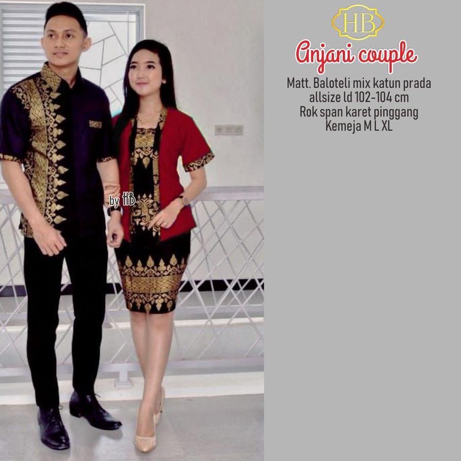 AAL526 Batik Couple songket kebaya natal Kebaya Modern Kebaya songket Lamaran Baju Tunangan Batik Br