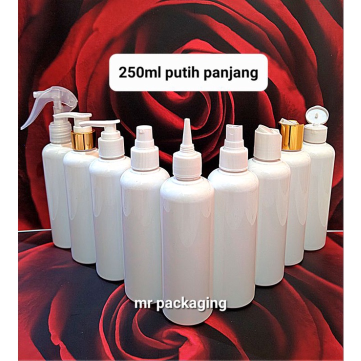 Botol Plastik 500ml PUTIH PANJANG isi ulang | Botol PET 500 ml reffil | botol pump spray fliptop presstop kerucut tarik pamp sprey flipon tinta trigger triger | Botol kosmetik serum skincare| wadah isi ulang skin care sabun shampo