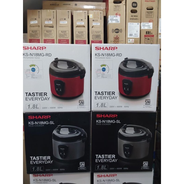 Jual Rice cooker SHARP KSN18MGRD Shopee Indonesia