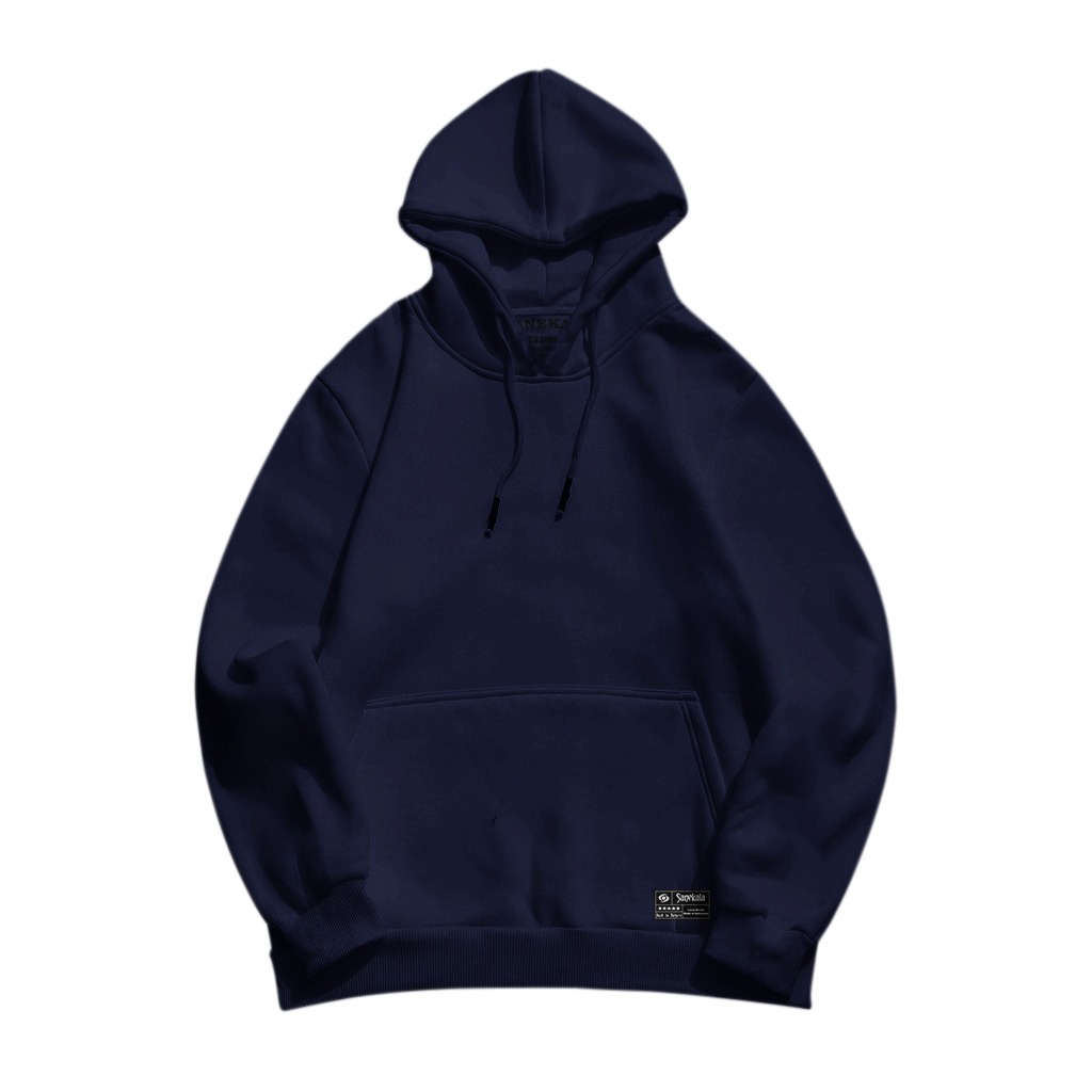 SANEKALA Premium Sweater Hoodie jumper Polos Distro Unisex ( Pria Wanita ) Bahan Lembut Dan Tebal Size M sampai XXL