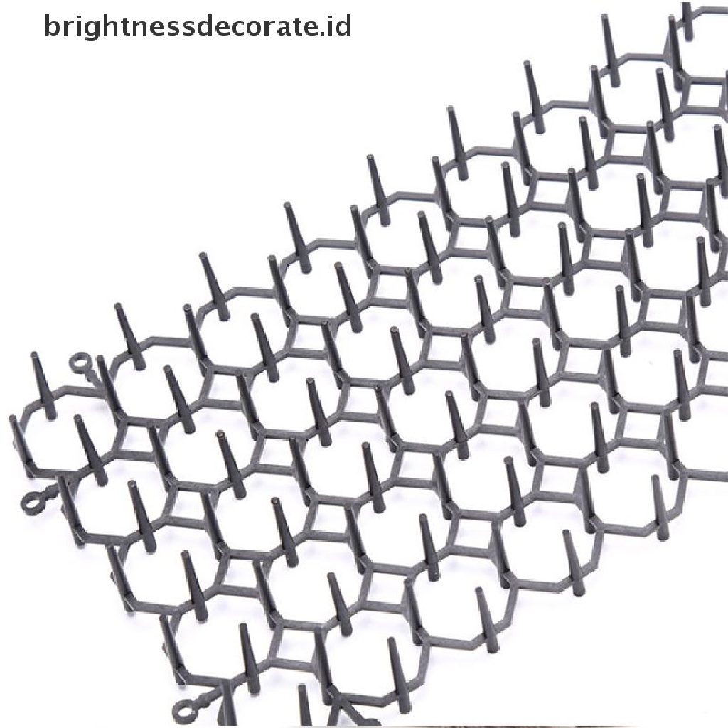 [Birth] 1pcs 13cmx49cm Taman Tusuk Strip Gali Stop Pengusir Kucing Jera Tikar [ID]