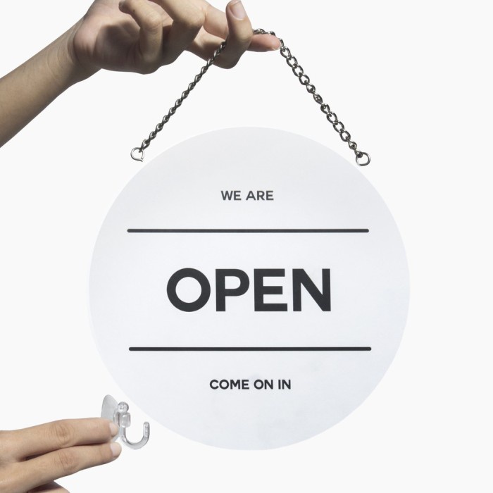 

Papan Jalan Papan Tanda Open Close - Sign Cafe