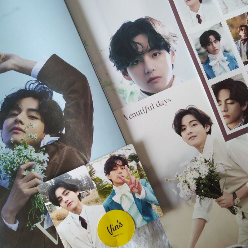[READY STOCK] SHARING PHOTO FOLIO V BTS VEAUTIFUL DAYS (TAEHYUNG)