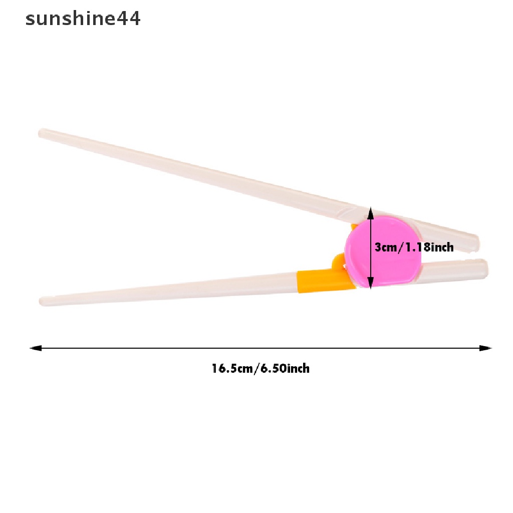 Sunshine 1pasang Sumpit Latihan Belajar Anak Bayi Sumpit Latihan Belajar Untuk Anak Chinese Chop Learninger Gift.
