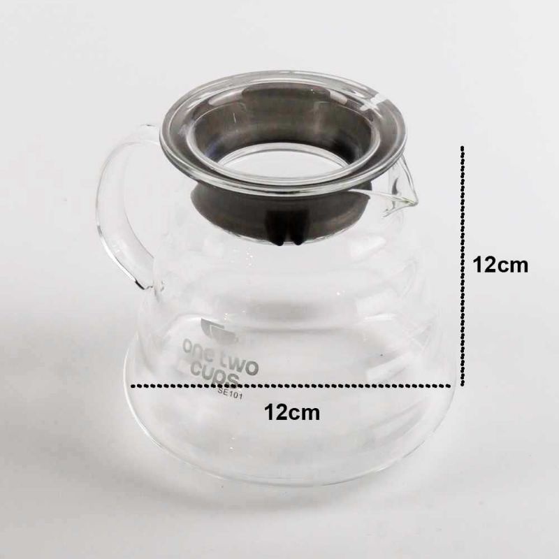 One Two Cups Coffee Maker Pot V60 Drip Kettle Teko Kopi Barista - SE101 600ml