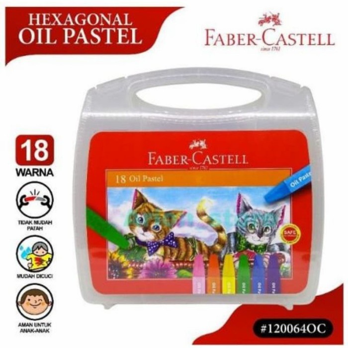 

Pastel Crayon 18 Warna Oil Pastel Faber Castell Ekonomis