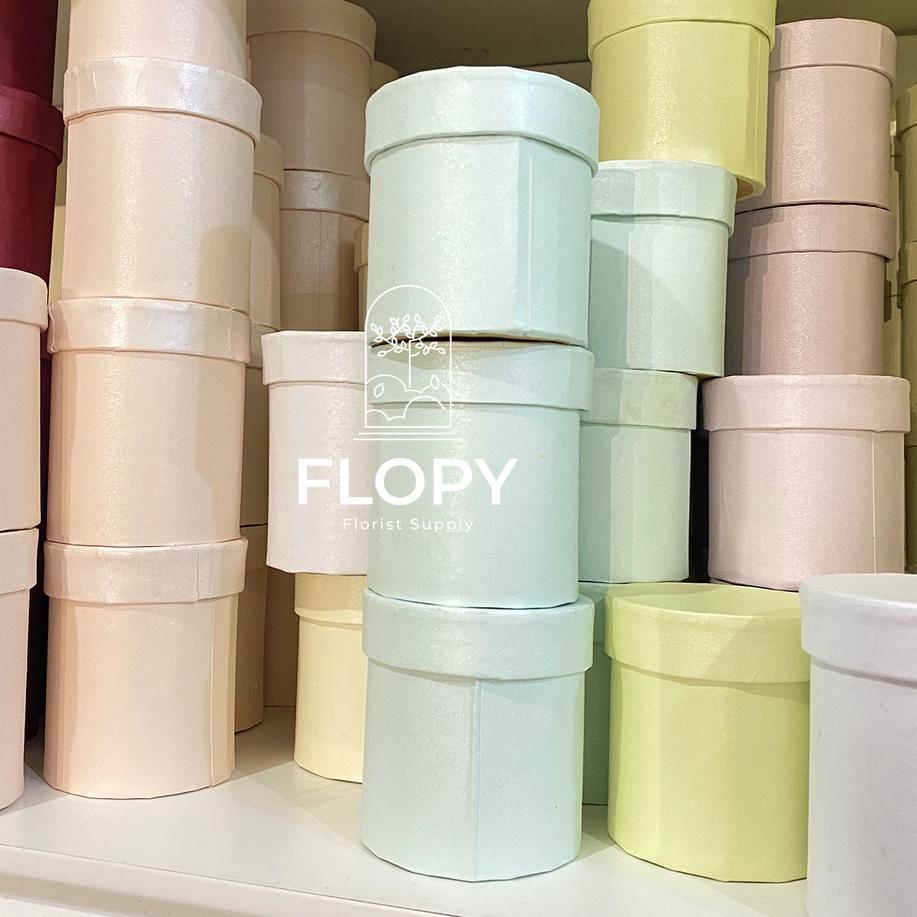 

FIA547 Bloom Box Flower Bulat Round / Kotak Bunga Kotak Kado - KECIL |||