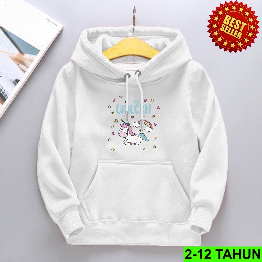 UNIC RAINBOW Jumper Hoodie Anak II Jaket Hoodie Anak Viral II Sweater Hoodie Kids Size M - XL ( Laki Laki &amp; Peremepuan )