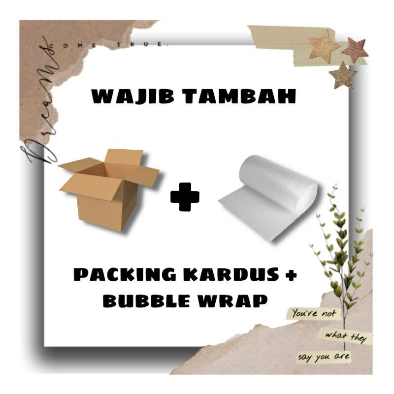 

Packing Bubble Wrap dan Kardus