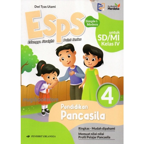 Esps Pendidikan Pancasila Kurikulum Merdeka Kelas 4 Erlangga