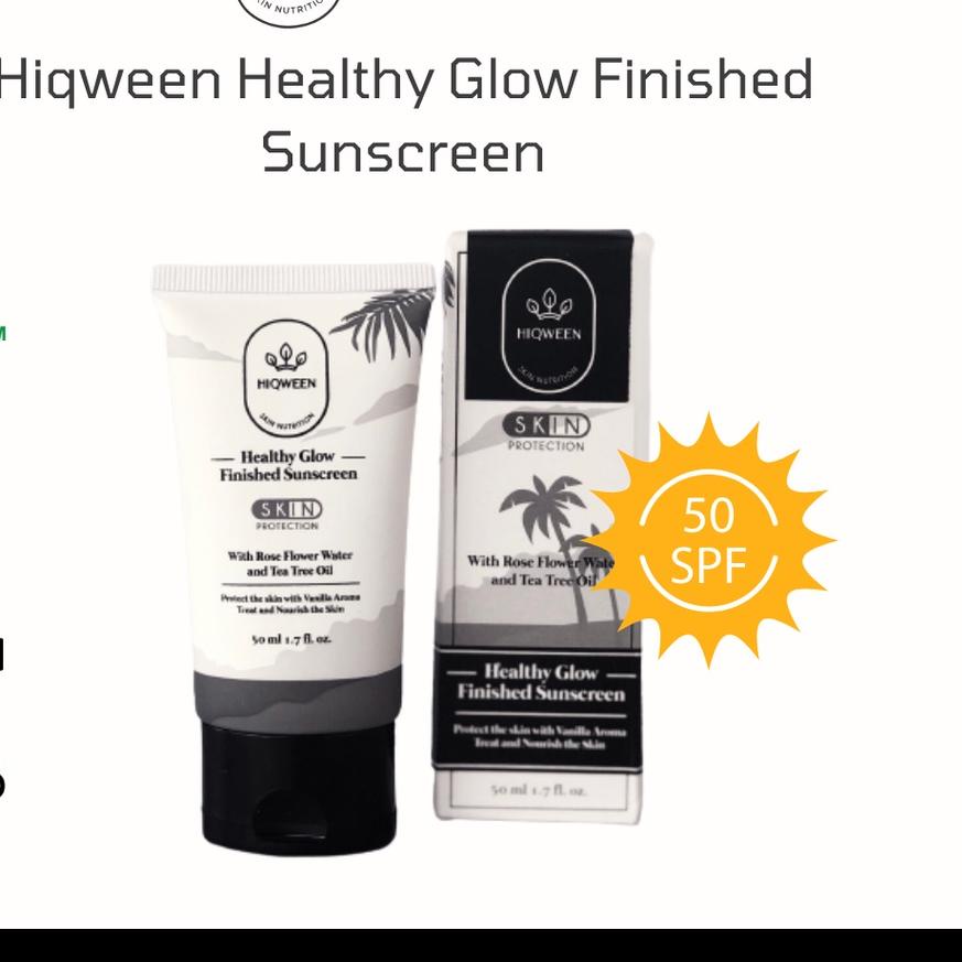 ✦ [EXP 2024] HIQWEEN HEALTHY GLOW FINISHED SUNSCREEN [DIST JAKSEL] | HIQWEEN OFFICIAL | HIQWEEN ORI 