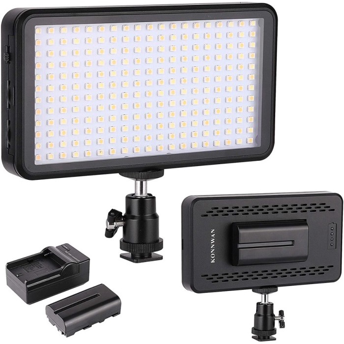 LAMPU PANEL LED 228 Untuk CAMERA,VIDEO CAMCORDER (NONBATRE)