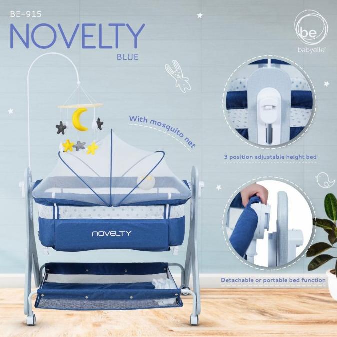 Baby Box Babyelle Novelty BE 915 Bed side / Box Tempat Tidur Bayi