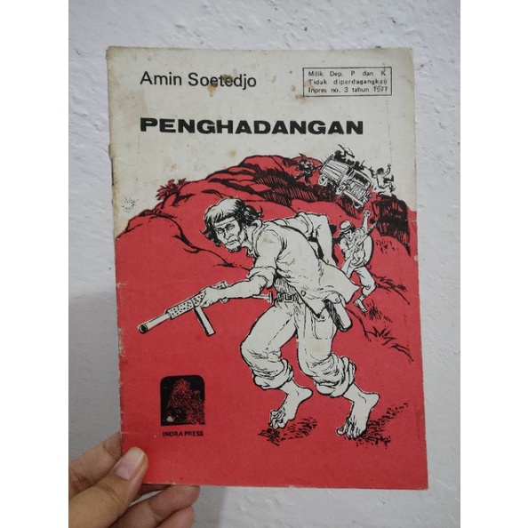 penghadangan - buku cerita jadul - buku bekas perpustakaan