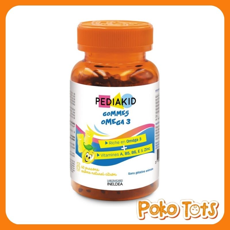 Pediakid Gommes Omega 3 60s Gummies Omega 3 Vitamin Anak