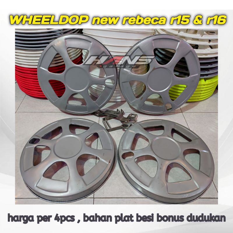 dop new rebecca bahan plat besi ring 15 dan ring 16 wheeldop new rebeka plat besi terbaru