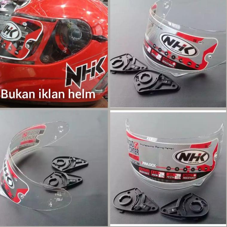 kaca NHK Terminator - visor helm NHK terminantor - flat visor original NHK Terminator - kaca NHK R1 